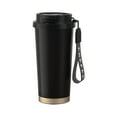 thumbnail image 1 of Ounissouiy Taza de botella de agua caliente de acero inoxidable a prueba de fugas para el hogar Taza de botella de agua caliente de metal de acero Juegos de servir café y té negro, 1 of 6