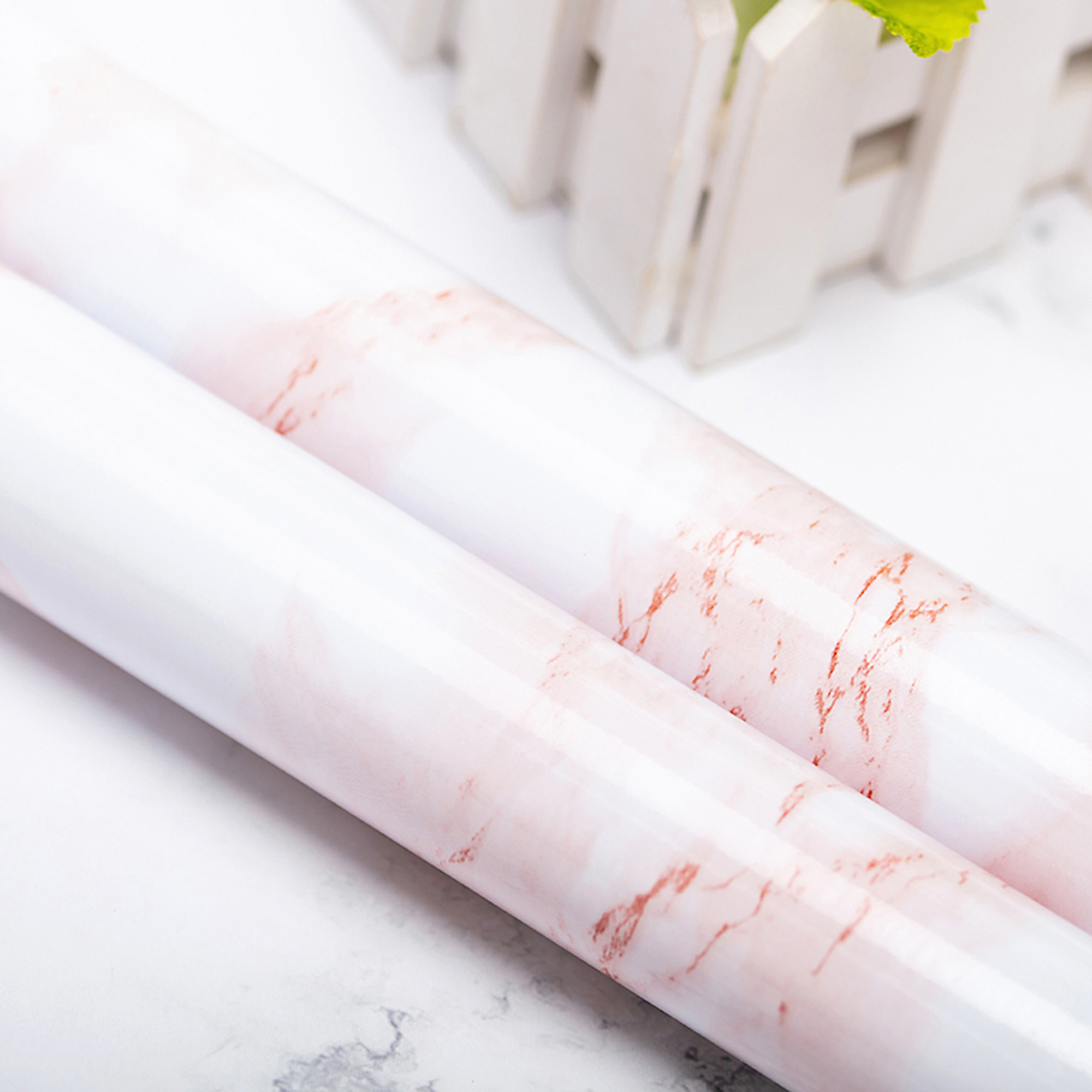 LELINTA Self Adhesive Wallpaper, PVC Marble Effect Removable Contact Wallpaper Self Adhesive Peel Stick Rolling Paper Home Studio Decoration Wall Stickers Upgrade Wallpaper/Thicker Version - image 1 of 8