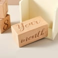 thumbnail image 5 of Baby Monthly Recording Props Growth Landmark Blocks Wooden Photography Props Photoshoots Blocks Toddler Birth Record, 5 of 9