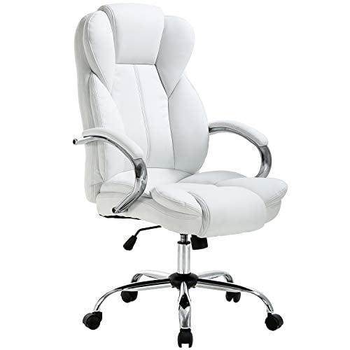 girls white desk chair