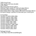 thumbnail image 6 of Rearview Mirrors For Yamaha XT350-TT600-TW225-TDR250 1985-2000, 6 of 6