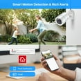 thumbnail image 3 of ZOSI H.265+ Home Surveillance Security Camera System 1080P 8CH 5MP Lite CCTV DVR with 2TB HDD Outdoor Indoor IR Nigth Vision, 24/7 Record, 3 of 8