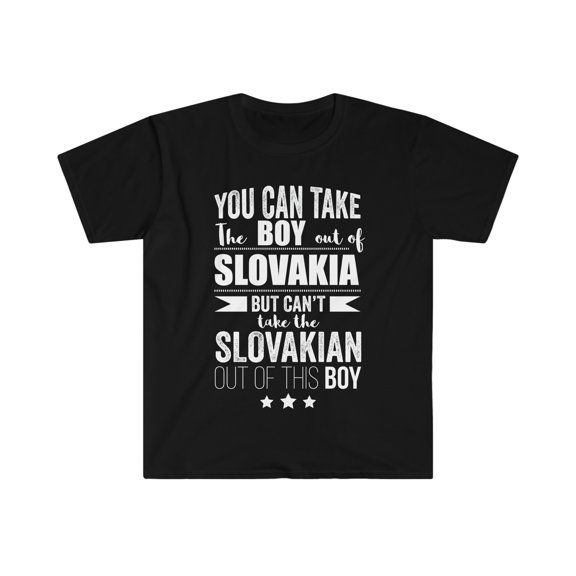 Can't take Slovakian Pride out of the boy Unisex T-shirt S-3XL Slovakia