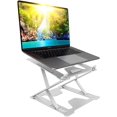thumbnail image 1 of Laptop Stand – Lightweight & Durable Metal Design - Aluminum Foldable Portable Computer Stand - Ergonomic Laptop Holder - Multi-Angle Notebook Riser – For All Laptops 11-17”, 1 of 8