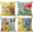 Floral Butterfly 03, variant on Farmhouse Pillow Covers 18x18 Set of 4 Spring Summer Throw Pillow Covers Linen Flower Butterfly Bird Decorative Pillowcases for Sofa Couch Living Room Outdoor