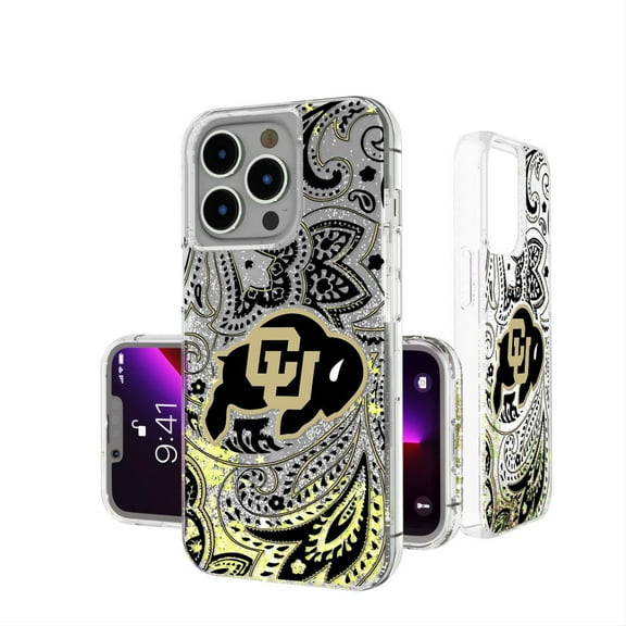 Keyscaper Colorado Buffaloes Memories Print iPhone Glitter Case