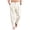 Beige, variant on Lmueinov Mens Cotton Linen Pants Casual Business Pants with Pockets Lightweight Wide Leg Dress Trousers for Men 2026 Vacation Summer Fall Outfits