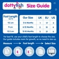 thumbnail image 6 of Dotty Fish Soft Cotton Baby Booties - Non-Slip, Warm Fleece Lined - Dinosaurs, 6-12 Months, 6 of 6