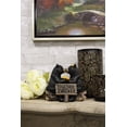 thumbnail image 5 of Ebros Romantic Black Bear Couple Kissing by Wooden Log Statue 7" Tall Whimsical Black Bear Family Together Furever Decorative Figurine, 5 of 6