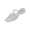 White, variant on LTTVQM Women's Closed Pointed Toe Jelly Mules Chunky Heel Glitter Clear Hollow Out Slide Sandals Non-Slip Comfortable Trendy Vacation Lightweight Jelly Shoes Red 36(US-5.5)