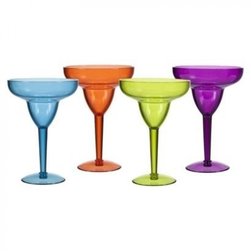 Creative Bath MARGARITA GLASS 4 PK SET (BOXED) Walmart Canada