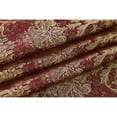 thumbnail image 3 of Gloria Floral/Damask Textured Jacquard 54 x 84 in. Single Rod Pocket Curtain Panel w/Attached 18 in. Valance, 3 of 11