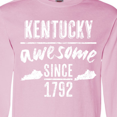 thumbnail image 4 of Inktastic Kentucky is Awesome Since 1792 Long Sleeve T-Shirt, 4 of 5