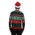 thumbnail image 5 of Jollidays Men's I'm Fine Ugly Christmas Sweater, Sizes S-2XL, 5 of 5