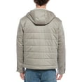 thumbnail image 2 of Eleventy mens  Hooded Silk-Blend Jacket, 56, Gray, 2 of 3
