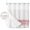 Pink, variant on No Hook Pink Purple Striped Shower Curtain with Snap in Liner Set, Abstract Modern Geometric Stripes Waterproof Fabric Bathroom Curtains with See Through Top Window, Hotel Style Stall 54 x 78 Inch