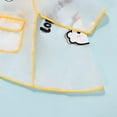 thumbnail image 4 of IROINNID Children's Cute Portable Lightweight Transparent Raincoat, 4 of 9