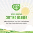 thumbnail image 5 of GreenLife Cutting Board Set 8x12 & 10x14, Extra Durable, Meal Prep, Non-Slip, Grip Handles, Crack Resistant, Dishwasher Safe, Reversible, Versatile Kitchen Essentials, Red, 5 of 5