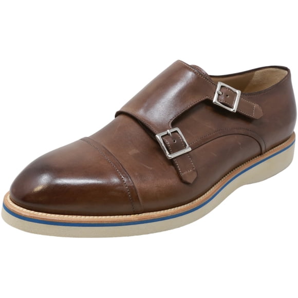 Francsco Benigno Mocassins et Slip-On en Cuir Hauteur Cheville Vitello Cacao pour Hommes - 9.5M