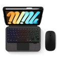 thumbnail image 2 of Type A For Ipad Mini (2024) Leather Case + Touchpad Bluetooth Keyboard With Backlit, 2 of 5