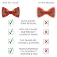 thumbnail image 3 of Red Fire Rooster Bow Tie Chinese New Year Symbol 2017 Cock Pre-Tied Shape (Medium, Fire Rooster), 3 of 6