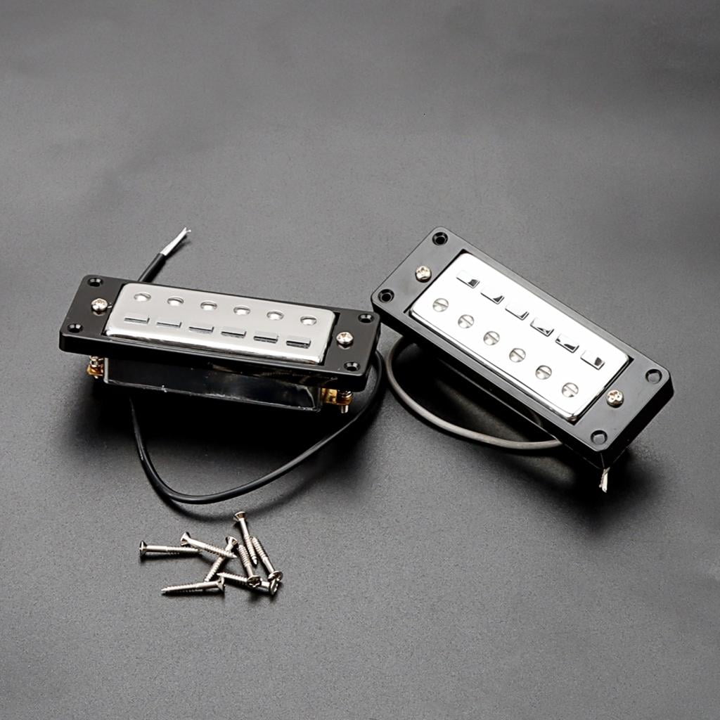 CEORPER Electric Guitar Humbucker Black Frame Double Coil Pickup Guitar Replacement Part