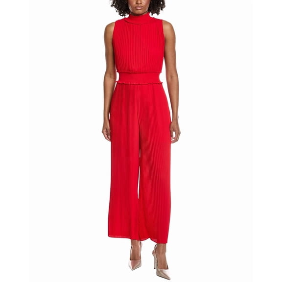 Nanette Nanette Lepore womens Pleated Maxi Dress, 6, Red