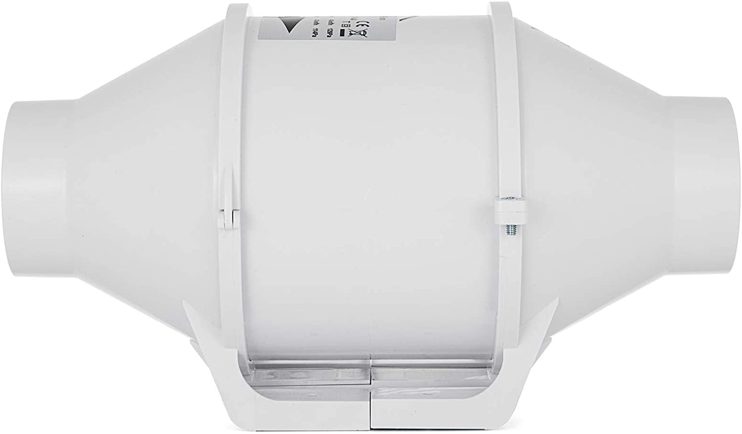 3in Inline Duct Fan Hydroponic Ventilation Blower 46m3/h 2550rpm HF-75S 