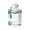 White, variant on 2.2L Water Bottle Large Capacity Scale with Handle Shaker Bottle for Gym