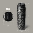thumbnail image 3 of BOTTLE BOTTLE Stainless Steel Water Bottle with Straw and Lid 32 oz Vacuum Insulated Cup Stay Cold and Hot, Leak-Proof Wide Mouth Water Bottles for Men,Black Camouflage, 3 of 7
