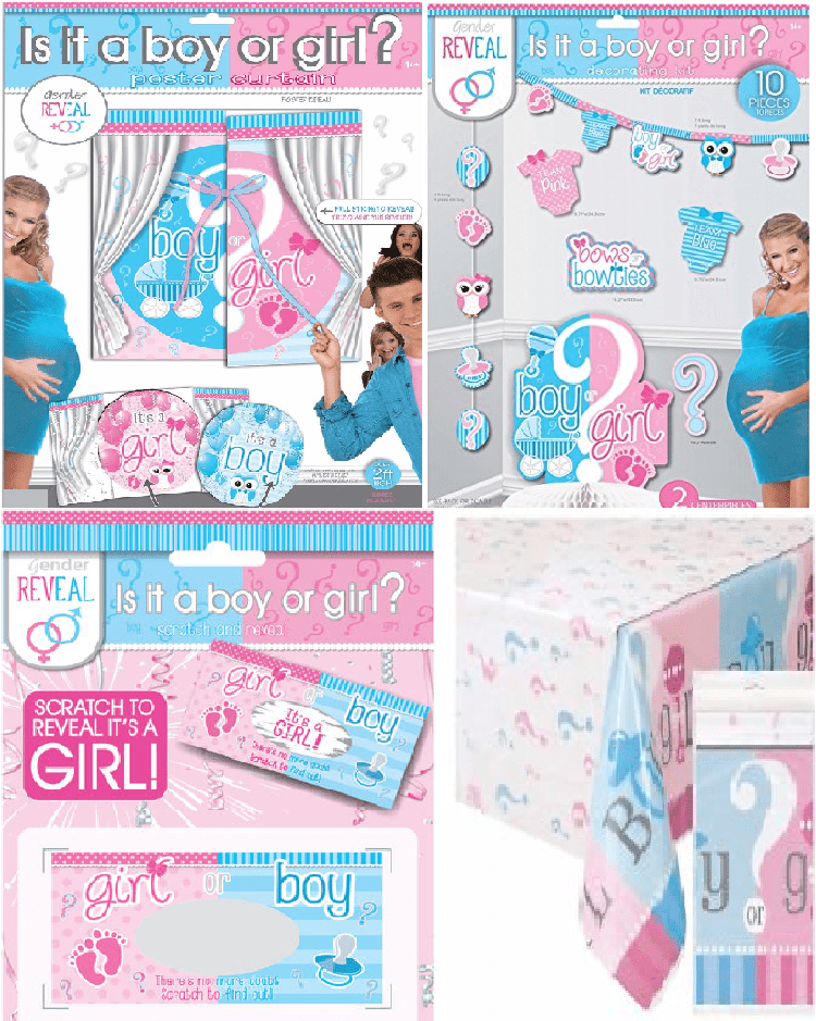 'It's a Girl' Gender Reveal All in one Decorations and Reveal Bundle