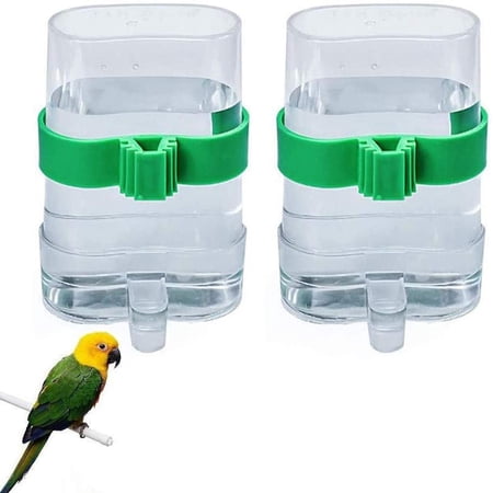 Image showcasing Birds Automatic Water Feeders, 2 Pieces Bird Cage Water Bottle, Parrot ...