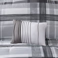 thumbnail image 5 of Home Essence Apartment Slate Super Soft Plaid Comforter Set, 5 of 6