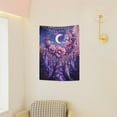 thumbnail image 4 of Creowell Dream Catcher Flowers Crescent Moon Tapestry Wall Art 30*40in, 4 of 5