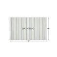 thumbnail image 6 of Better Homes & Gardens Signature Soft Tufted Stripe Bath Rug, Almond Biscuit & White, 20" x 34", 6 of 11