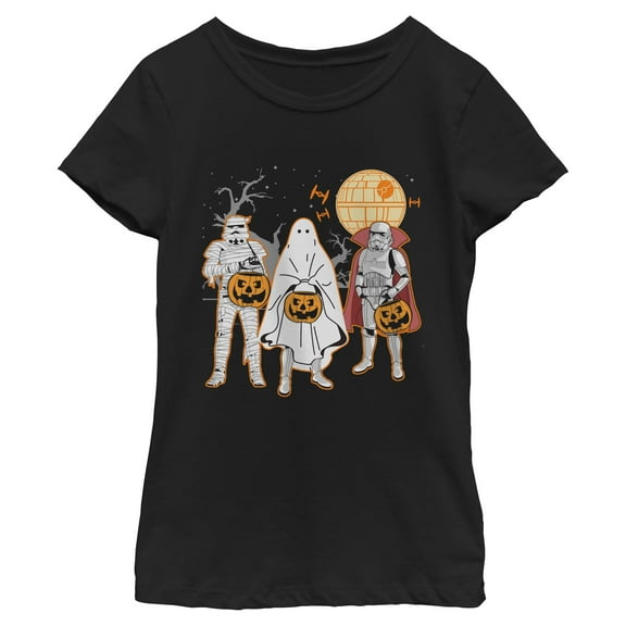 Girls Star Wars Stormtroopers Trick Or Treat Season T Shirt