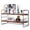 Brown Color, variant on YOYTOO Desk Shelf Organizer, 2 Tier Desktop Organizers Storage Shelves Tabletop Bookshelf for Home Office, Black
