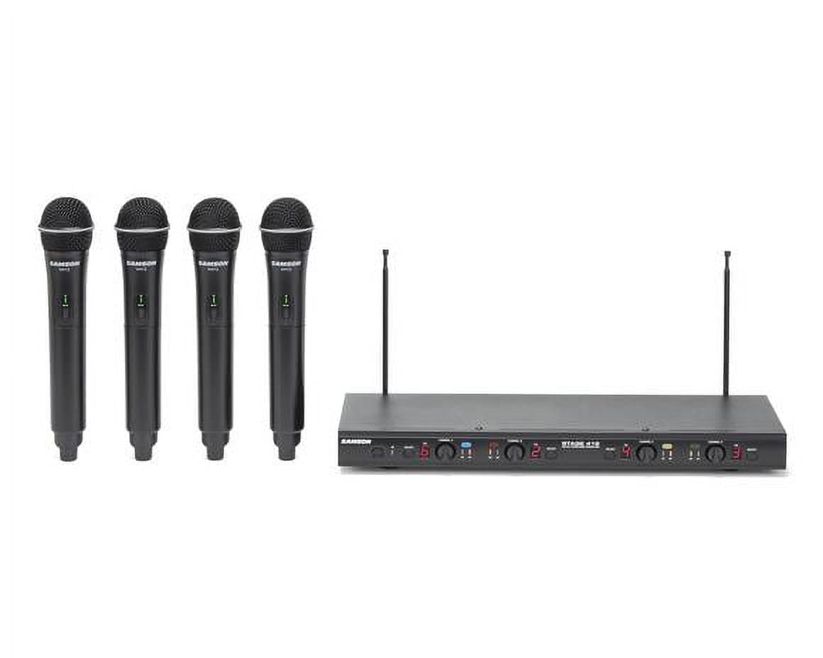 Samson Stage 412 Quad Channel Handheld VHF Wireless System