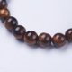 thumbnail image 3 of Pulsera elástica de cuentas de ojo de tigre natural (1 unidad), pulsera curativa para hombres y mujeres, 8 mm., 3 of 3