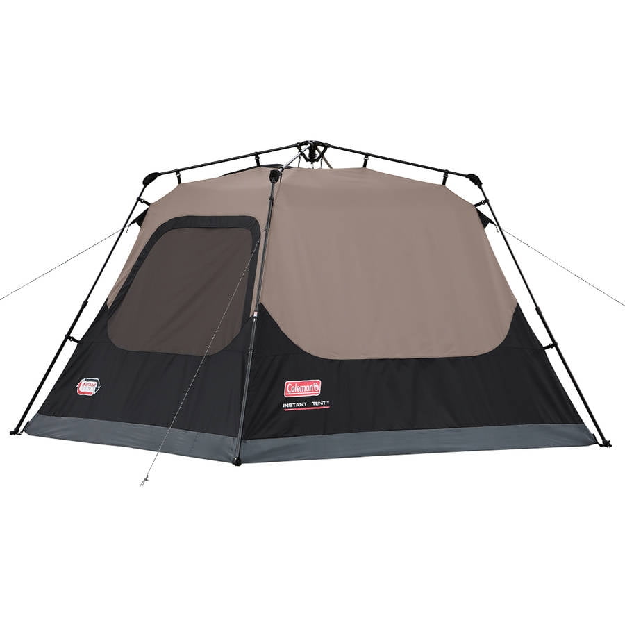 Coleman Outdoor Family Camping 4Person Instant Tent 8 x 7 Feet w/ WeatherTec eBay