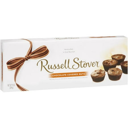 UPC 077260040817 product image for Russell Stover Chocolate Covered Nuts, 10 Oz. | upcitemdb.com