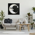 thumbnail image 2 of Stupell Smiling Round Moon Face Landscape Painting Gallery Wrapped Canvas Print Wall Art, 2 of 7