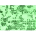 thumbnail image 1 of Ahgly Company Indoor Rectangle Abstract Emerald Green Modern Area Rugs, 2' x 4', 1 of 4