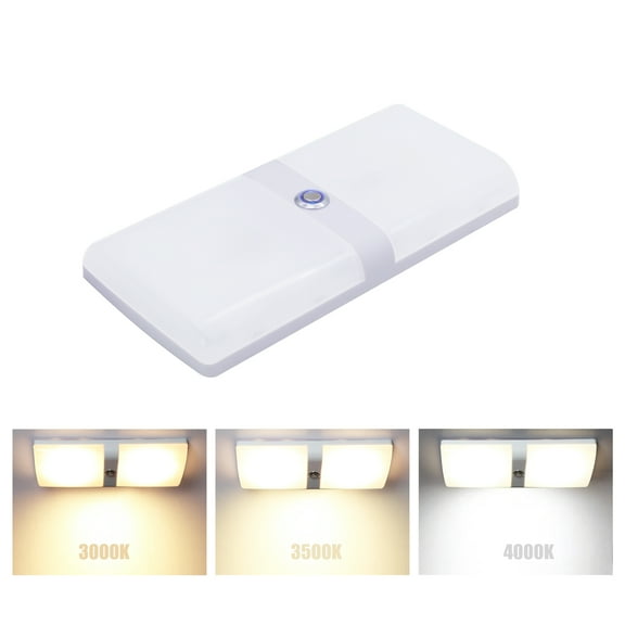 Facon 12V RV 1000Lumens LED RV Dimmable Ceiling Dome Light, With Touch On&Off Switch, For RV Motorhomes Camper Caravan Trailer Boat Car