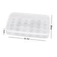 thumbnail image 3 of Contenedor de huevo plástico de 30 grillas de gran capacidad para huevos a prueba de golpes con tapa Bandeja de la caja de almacenamiento para refrigerador, 3 of 6