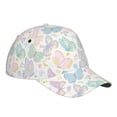 thumbnail image 2 of Wukai Colorful Butterfly Baseball Cap: Comfortable, Stylish, and Adjustable Hat for Sports, Daily Wear, and Outdoor Activities-One Size, 2 of 7