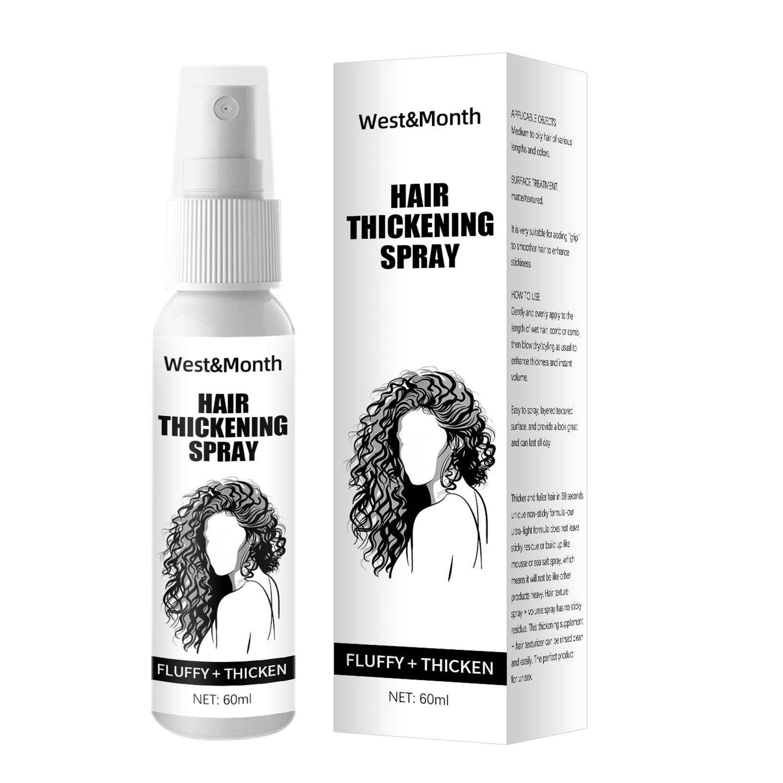 Hair Thickening Spray Volumizing Texturizing Spray Hair Products for Fine  Hair Thin Hair New 