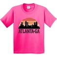 thumbnail image 3 of Inktastic Atlanta Georgia Skyline Vintage Youth T-Shirt, 3 of 5
