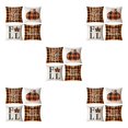 thumbnail image 3 of Bewildely 4x Funda De Almohada Suave Y Duradera para Una Acogedora Noche De Halloween Funda De Almohada Decorativa Funda De Cojín Halloween-5 Type2 NO2, 3 of 6