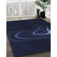 thumbnail image 2 of Ahgly Company Indoor Rectangle Patterned Night Black Area Rugs, 5' x 8', 2 of 6